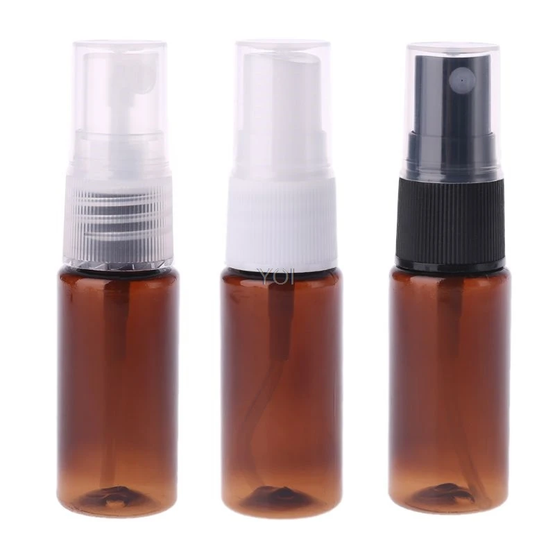 

15ml Portable Essential Oil Spray Bottles Mist Sprayer Container Travel Refillable Bottle Skin Care Brown