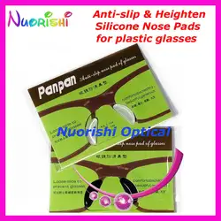 20 пар T2100 Противоскользящие силиконовые повысить Носовые фиксирующие накладки Стикеры для ацетат Пластик очки солнцезащитные очки 1,8/2,5/2,8mm