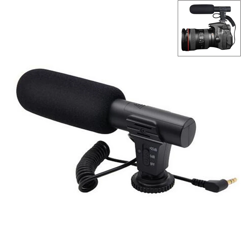 

Microphone 3.5mm Digital Talk Video Recording Interview Hifi HD Sound Mini Mic Microphone SLR DSLR Camera Microphone Flexible