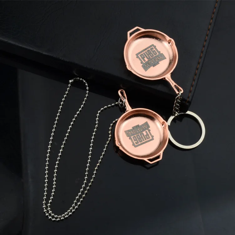  New STG Game Playerunknown's Battlegrounds Pans Weapon Model Beads Chain Pendant Necklace PUBG Logo