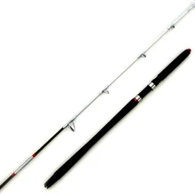 1 шт., 1,6 м/1,8 м/2,1 м, 2 секции, тяжелая отжимная удочка, лодочная удочка, высокоуглеродистая удочка, сверхтвердая металлическая удочка