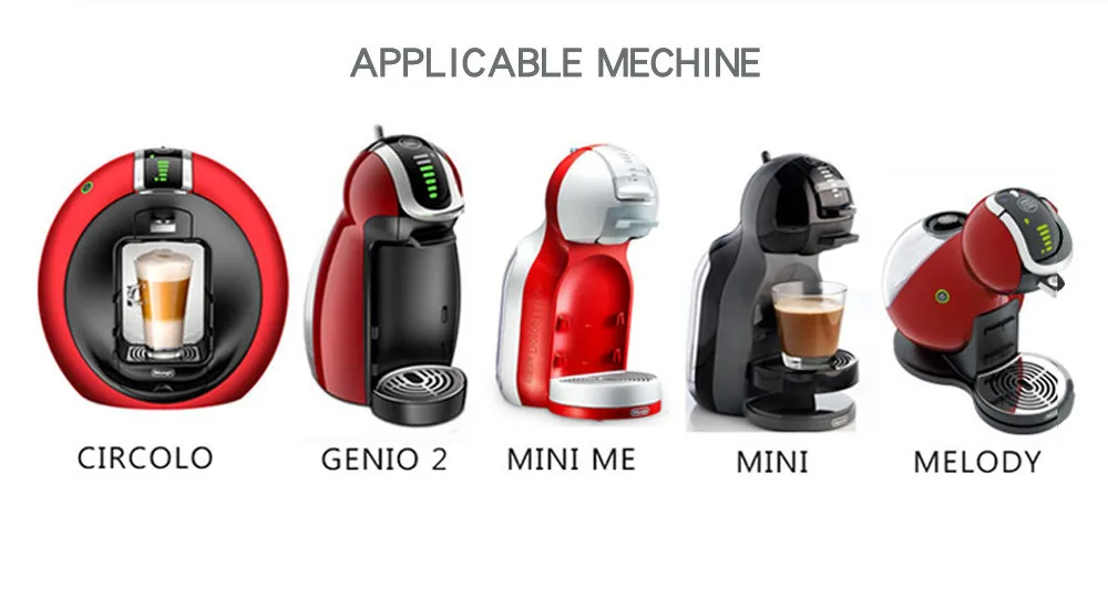 Капсулы для кафе Recargables dolcegusto Crema 3rd Capsulas Dolche Gusto BPA Free Capsula Dolca Gusto Cafe