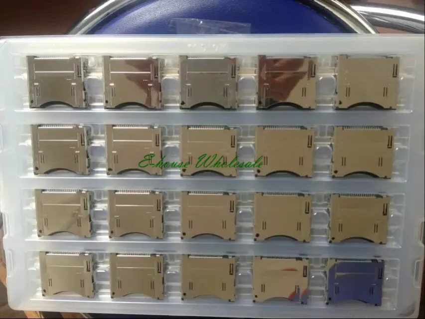 Для нового 3DS XL LL игровое гнездо SD для карты памяти Замена|socket rca|card shellsocket brass |