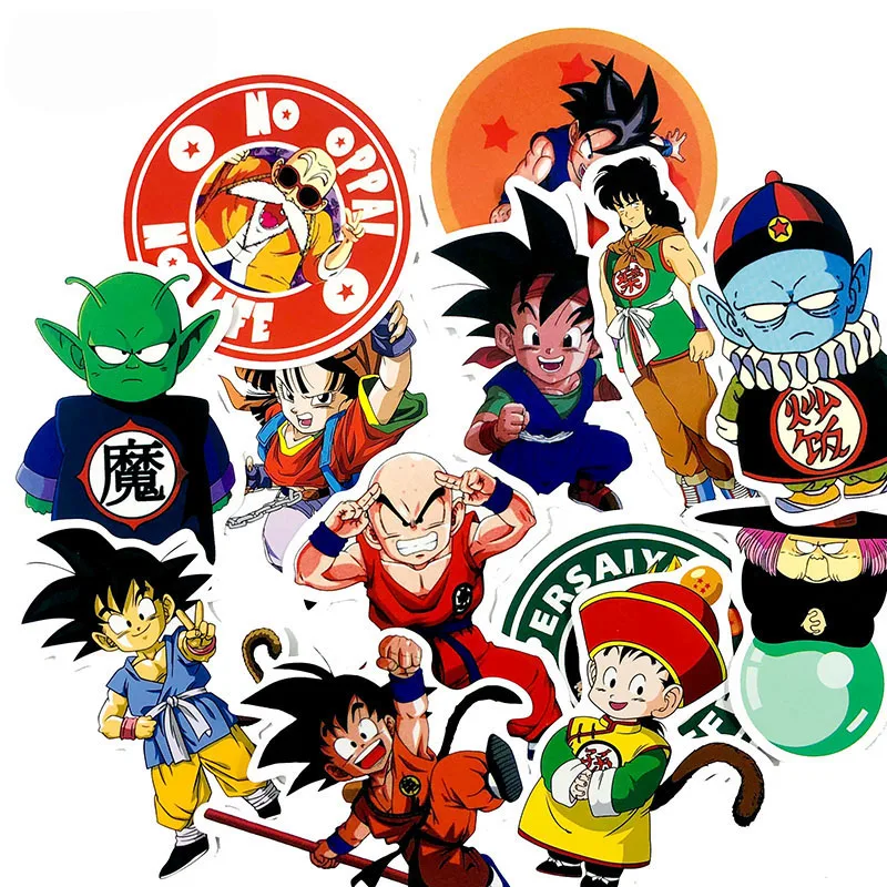 50 PcsJapanese classic animation dragon bead серия стикер для ноутбука сумка компьютерный СКЕЙТБОРД