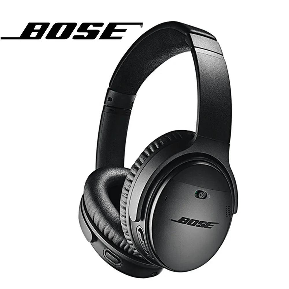 Bose беспроводные Bluetooth наушники quietkomento 35 II ANC над головой бас гарнитуры акустические шумоподавления наушники с микрофоном - Цвет: Black