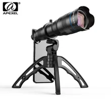 APEXEL HD 36X объектив для телефона камера телефото зум монокулярный телескоп объектив+ штатив с дистанционным затвором для всех смартфонов