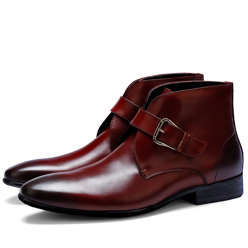 sapatos masculinos quentes couro de negócios chelsea