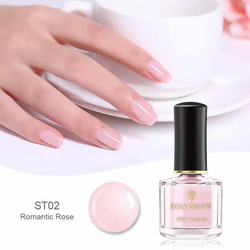 BORN PRETTY Shimmer Голографический лазерный лак для ногтей серия Быстросохнущий лак для маникюра цвет 6 мл - Цвет: BP-ST02