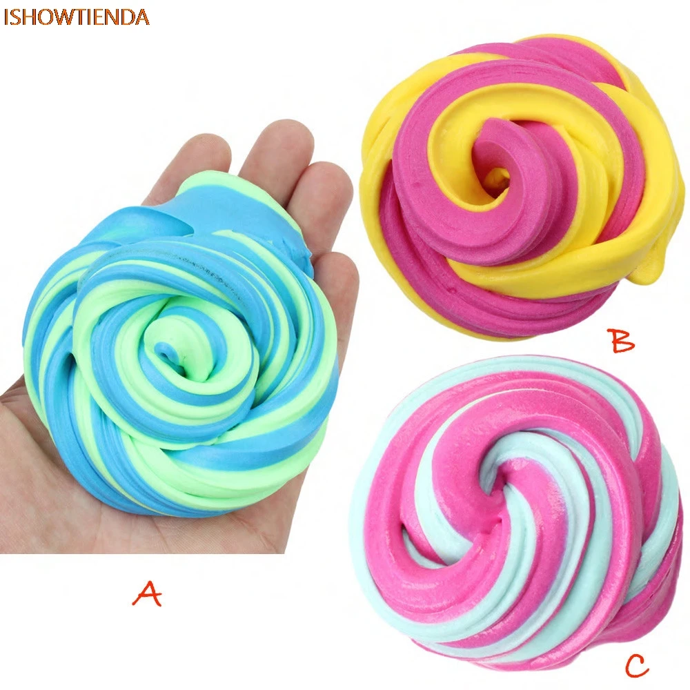 

Beautiful Color Cloud Slime Squishy Putty Scented Stress Kids Clay Toy Slime Plasticine Toys Kid Children Child