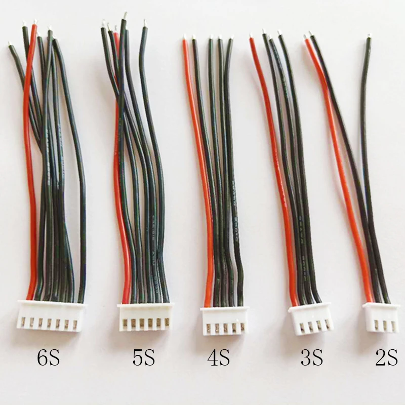 5 шт./упак. 2S 3S 4S 5S 6S Lipo Батарея баланс Зарядное устройство кабель IMAX B6 вилка соединителя с проводом