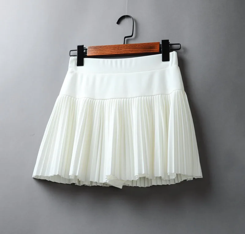 Pantalon женские плиссированные юбки верблюжья выше колена Тюлевая юбка kawaii Мини
