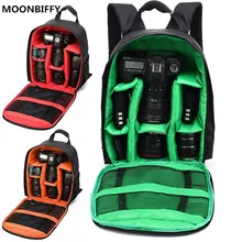 Cheap price MOONBIFFY Red Green Orange Waterproof Multifunctional Digital DSLR Camera Video Bag Small SLR Camera Bag For Nikon Canon