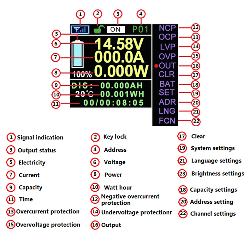 VAT-4300 DC 0,01-400 V 0,1-300A Многофункциональный беспроводной цифровой двунаправленный измеритель напряжения тока Вольтметр ват4300