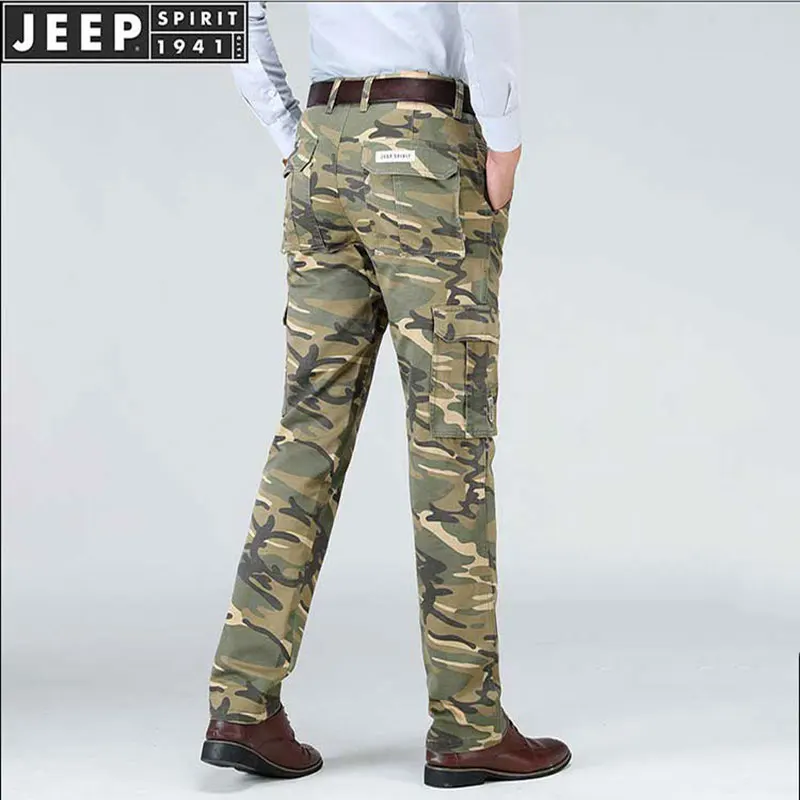 2019 весна осень JEEP Spirit Cargo камуфляжные брюки мужские повседневные военные