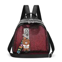 2019 блестящие пайетки рюкзак для женщин школы для девочки путешествия большой Ёмкость сумки вечерние сумки блестящий Рюкзак Mochila