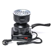 Черный кальян угольная горелка угольная термоподставка нагревательная конфорка для Кальян наргиле аксессуары 220 В 50 Гц 800 Вт ЕС вилка
