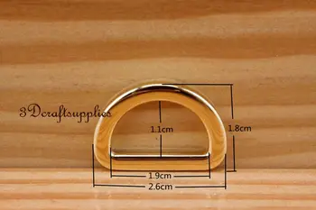 

d ring d-rings purse ring alloying golden 19 mm 3/4 inch 14pcs CK40
