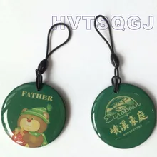 500 шт/партия заказной размер полноцветная печать пластиковый Перезаписываемый RFID мини 125 кГц T5577 эпоксидная карта