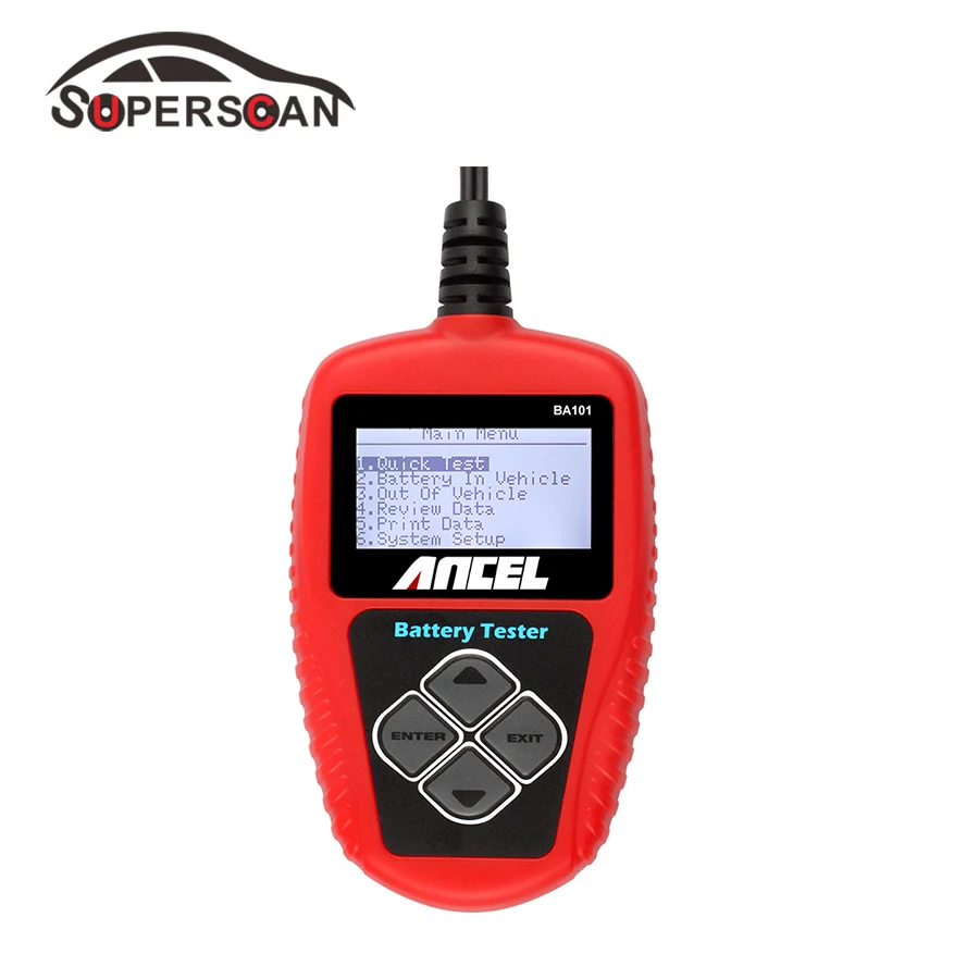 Prix pour D'origine Ancel BA101 Batterie De Voiture Testeur 12 V Automobile Véhicule Analyseur de Puissance 100-2000CCA 220Ah Auto Scanner Outils Livraison gratuite Prix pour D'origine Ancel BA101 Batterie De Voiture Testeur 12 V Automobile Véhicule Analyseur de Puissance 100-2000CCA 220Ah Auto Scanner Outils Livraison gratuite