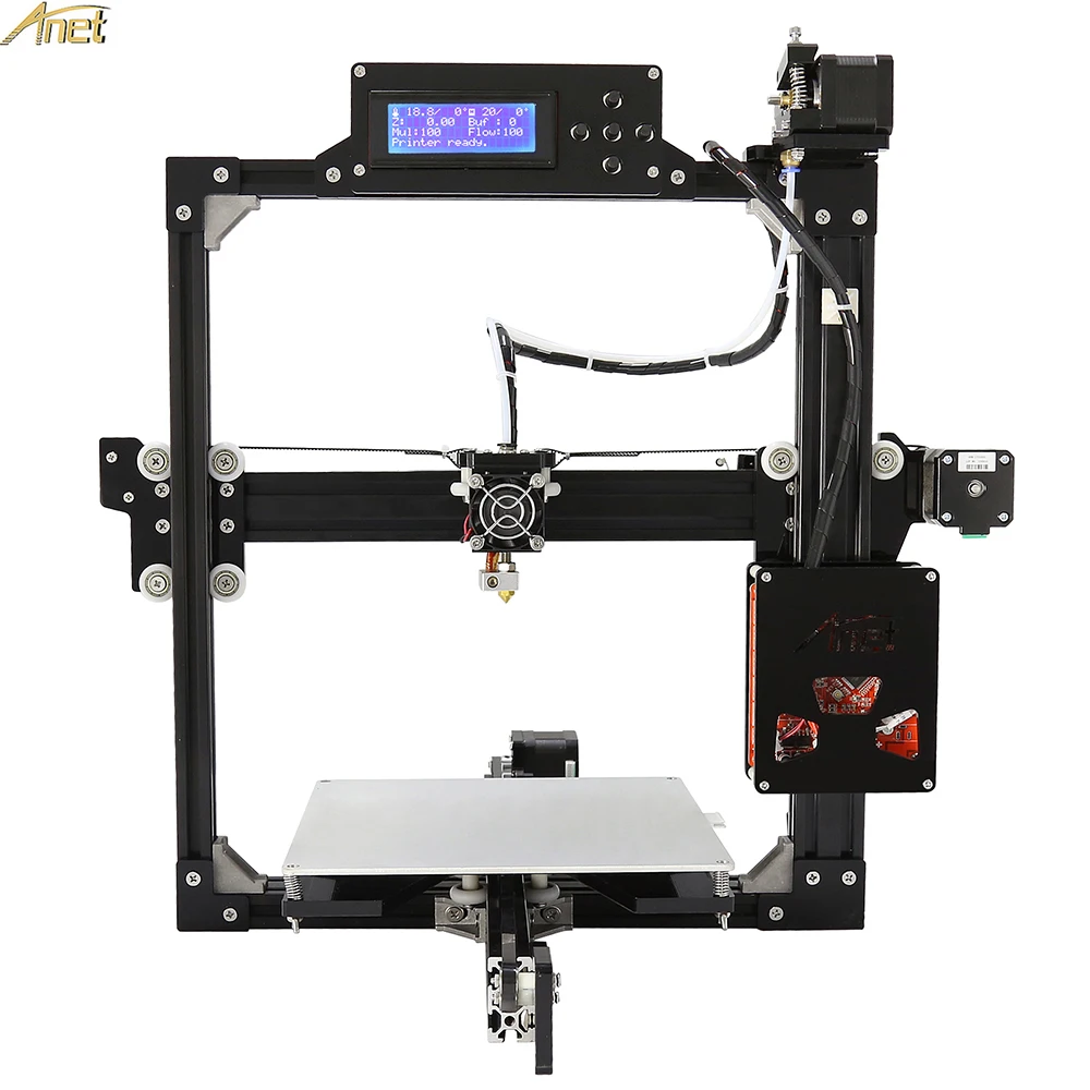 Anet E12 E10 A6 A8 A2 3d Принтер Комплект высокоточная плата Reprap Prusa i3 FDM 3d принтер DIY imprimante 3D США/Евро