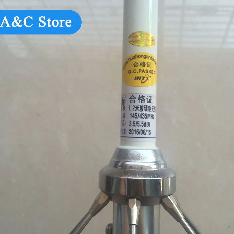 UV 144/435Mhz two band vhf uhf dual band omni fiberglass base antenna SO239 SL16-K outdoor repeater walkie talkie antenna UV 144/435Mhz two band vhf uhf dual band omni fiberglass base antenna SO239 SL16-K outdoor repeater walkie talkie antenna