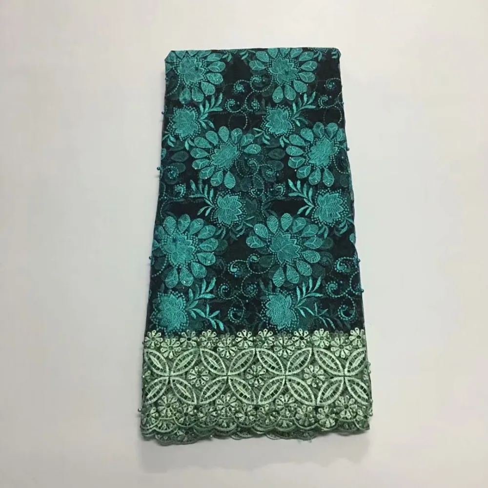 

2018 Latest beads Nigerian Laces Fabric High Quality Tulle African Laces Fabric Wedding African French Tulle Lace mlzjse201