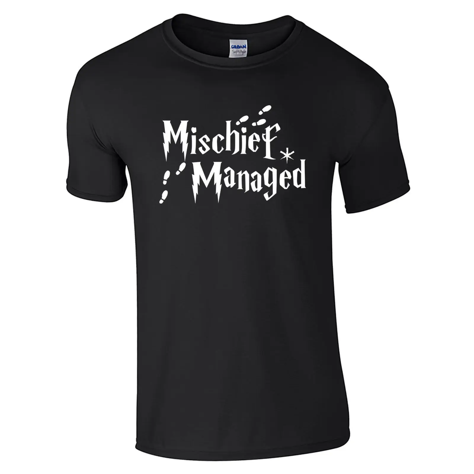 Mischief управляемая Футболка-Marauders карта шаги волшебник Geek подарок новинка 2017