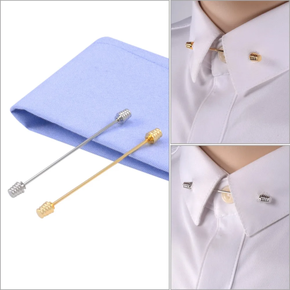 

SAVOYSHI High Quality Shirt Collar Pin Clip Needle Shaped Collar Casual Business Collar Pin & Bar Mens Jewelry Drop Shipping