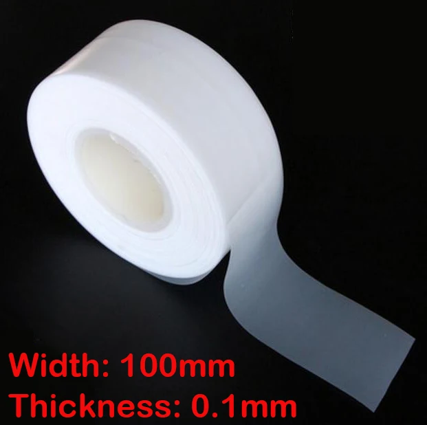 10m/lot Width 50mm Thickness 0.1mm Teflon Polytetrafluoroethylene
