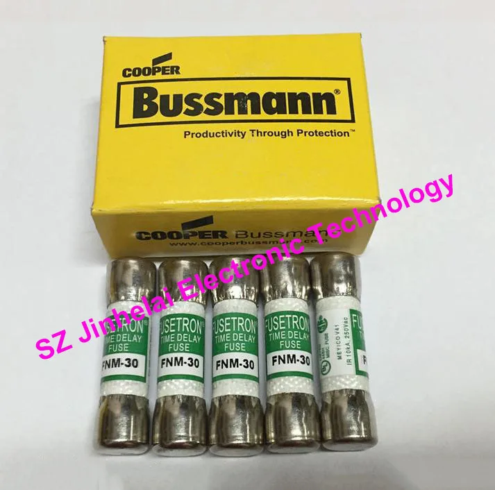 

New and original FNM-30 Time-Delay Fuses 30A 250V 10*38mm
