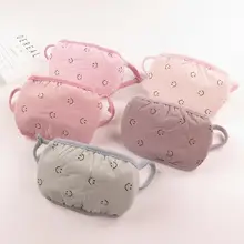 Женская маска с принтом улыбающегося лица женская PM 2,5 дышащая утолщенная теплая хлопковая маска R456