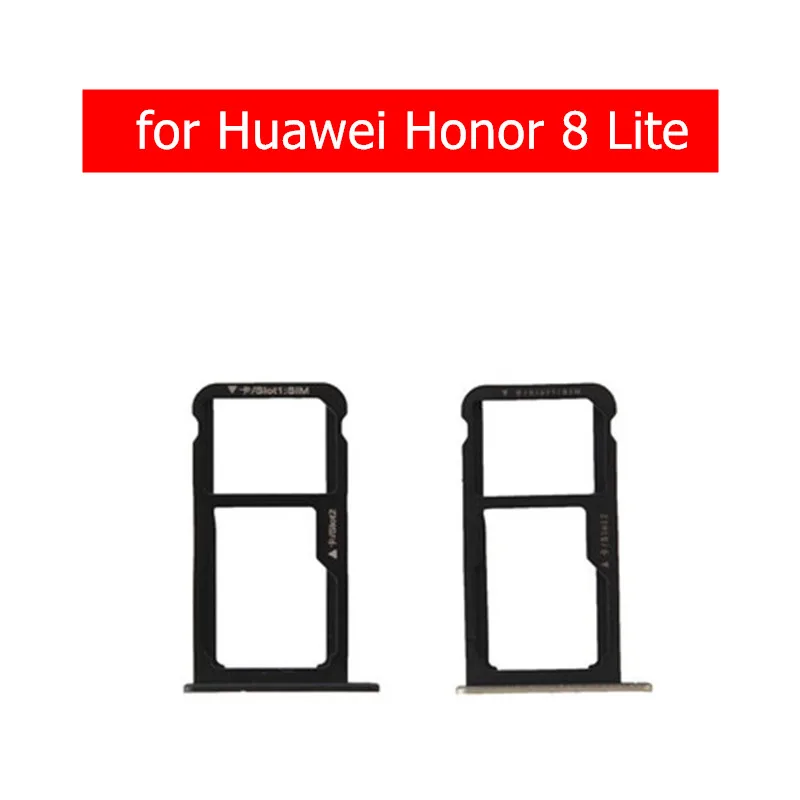 Для huawei P8 Lite /Honor 8 Lite/P9 Lite держатель лотка для карт Слот для sim-карты адаптер гнездо лоток для карт держатель запчасти