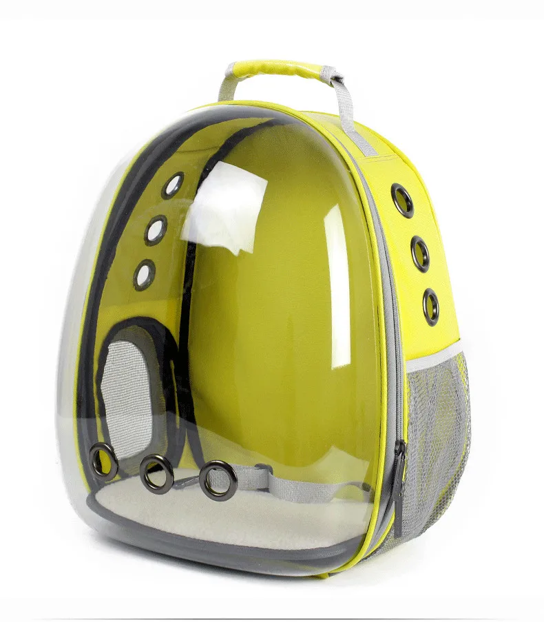 Собачий космический капсульный рюкзак, дышащая сумка для собак, прозрачный рюкзак, переноска для домашних животных, космический пакет для домашних животных, креативная сумка для собак