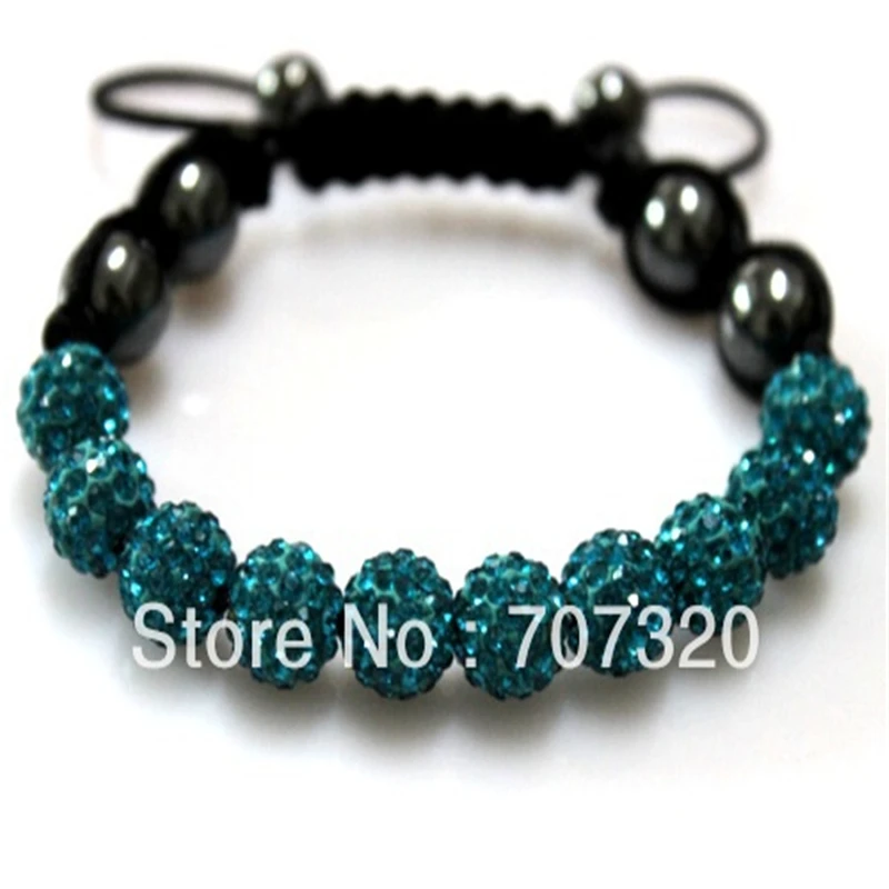 Оптовая продажа 5 браслетов из глины 10 мм браслет стразы бриллианты|shamballa bead