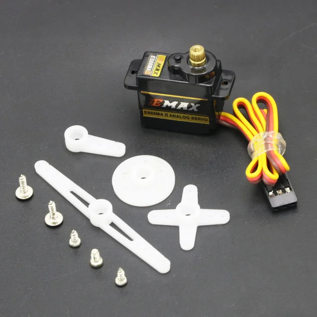 EMAX ES08MA II Mini Metal Gear Analog Servo 12g/ 2.0kg/ 0.12 Sec Mg90S For RC Car Truck Crawler Servo RC Accessorie 2