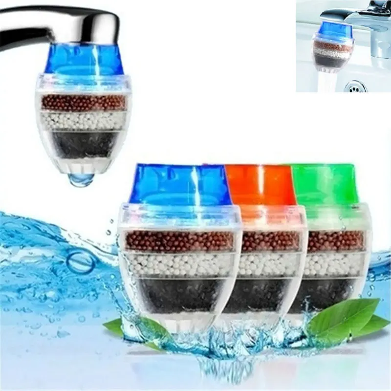 

Tap Water Filter Purifier Household Kitchen Multi-layer Activated Carbon Filter