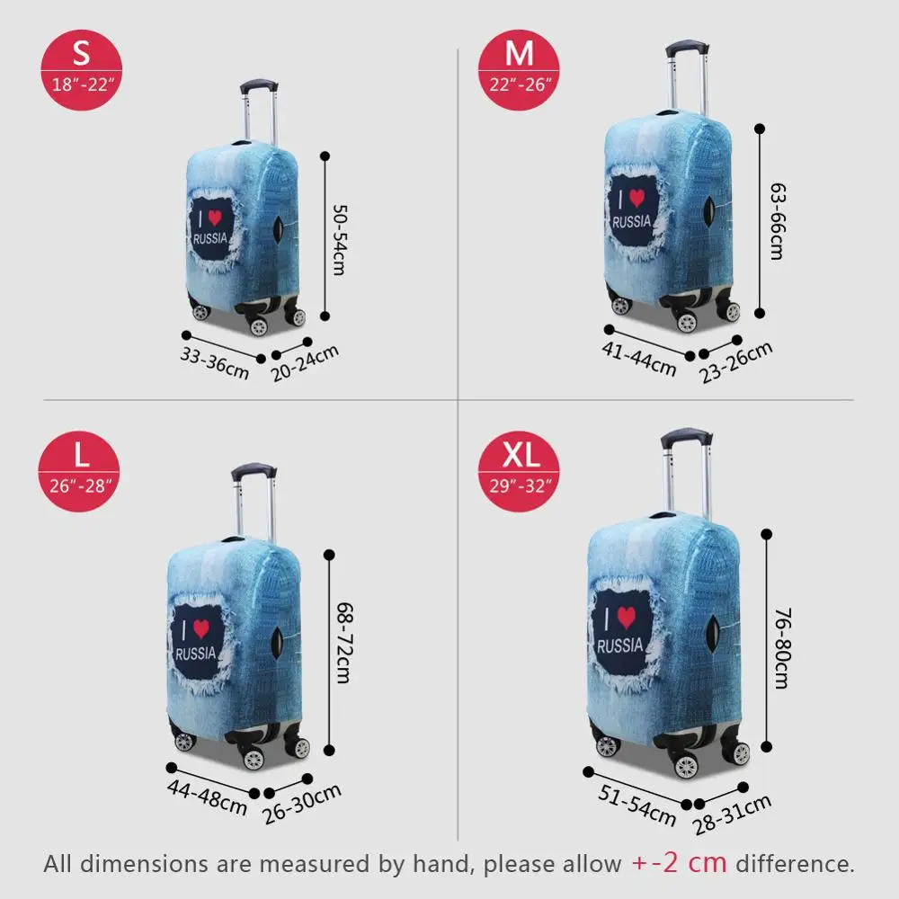 Популярные дорожные аксессуары для чемодана 18-30 дюймов с милым граффити Водонепроницаемый Эластичный Защитный чехол для багажа стильный чемодан