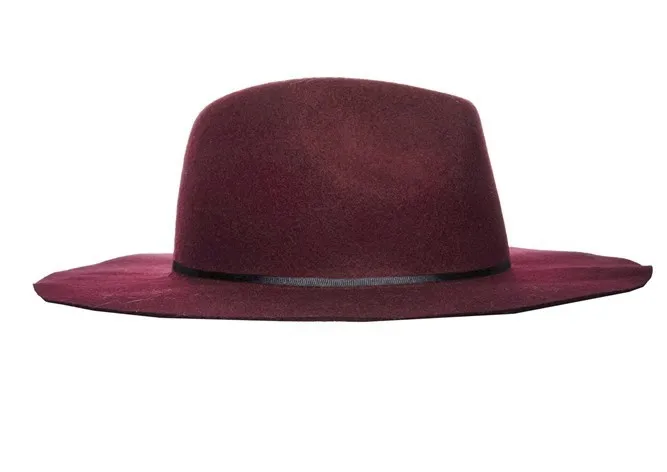 Винтажная зимняя шапка, шерсть, женские черные фетровые шляпы, Трилби, войлочная Панама, Женская кепка, размер 56-58 см, регулируется
