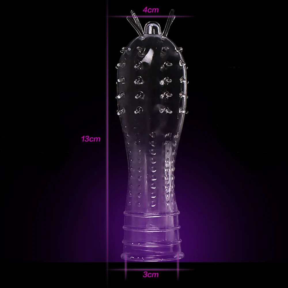 IKOKY Penis Ring Delaying Ejaculation Cock Ring Sex Toys for Men Reusable Condom Penis Sleeves Male Masturbation Penis Extension 8