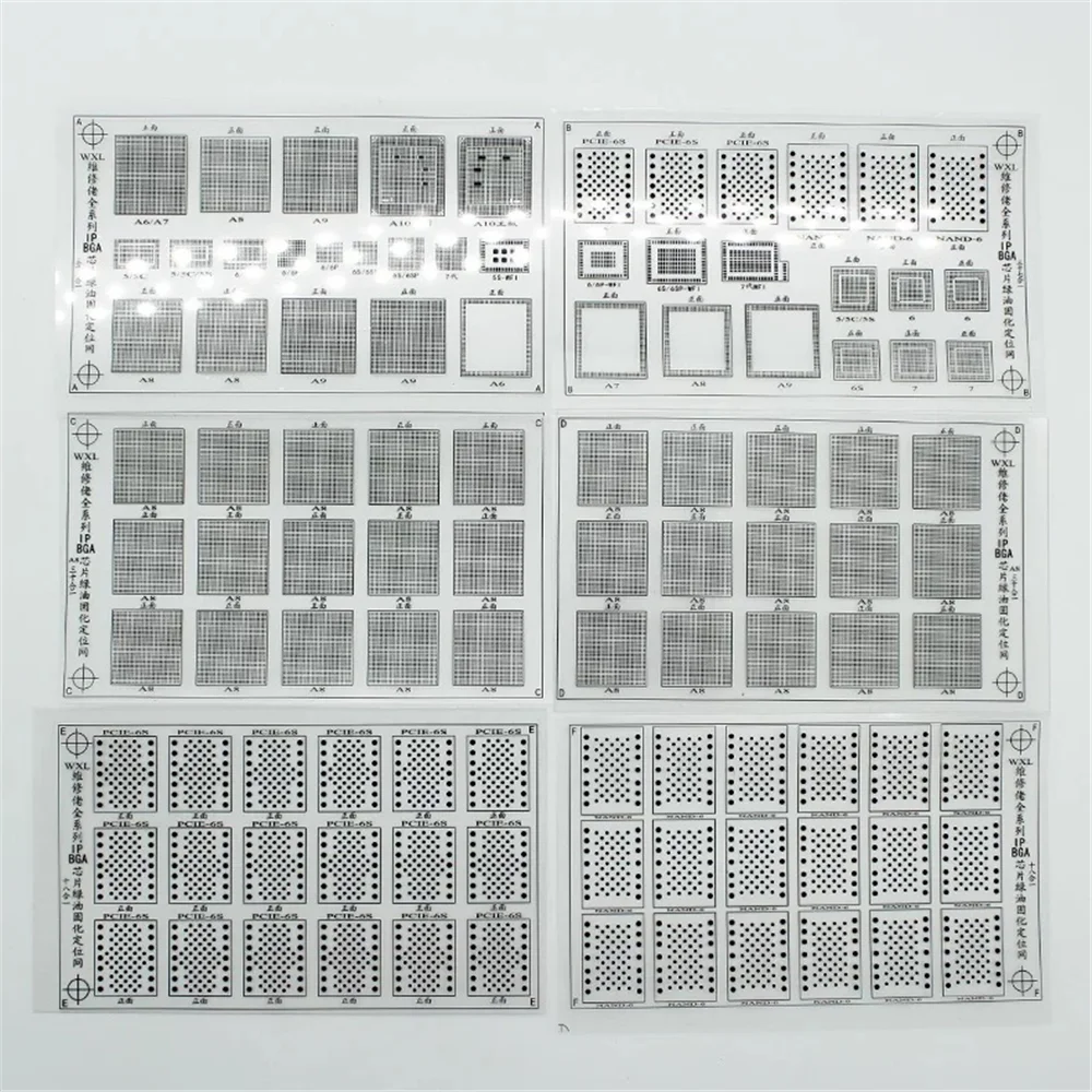 Паяльная плата BGA PCB набор инструментов для ремонта слоя iPhone мобильного телефона