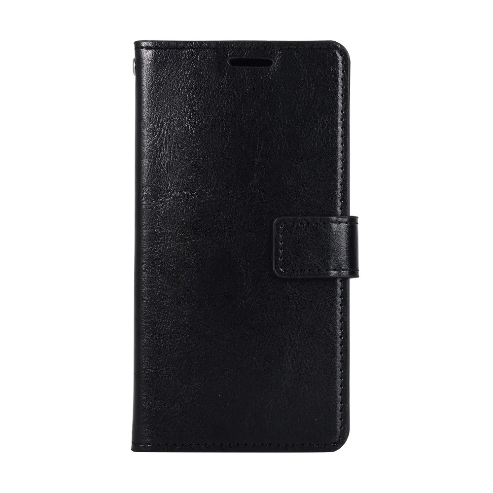 

25pcs/lot New Crazy horse grain wallet PU Leather case cover For Huawei P20 lite card holder