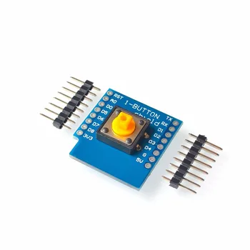

10set/lot One Button Shield For WeMos D1 Mini Button For Wemos Diy Electronic PCB Board D1 Mini Button Module