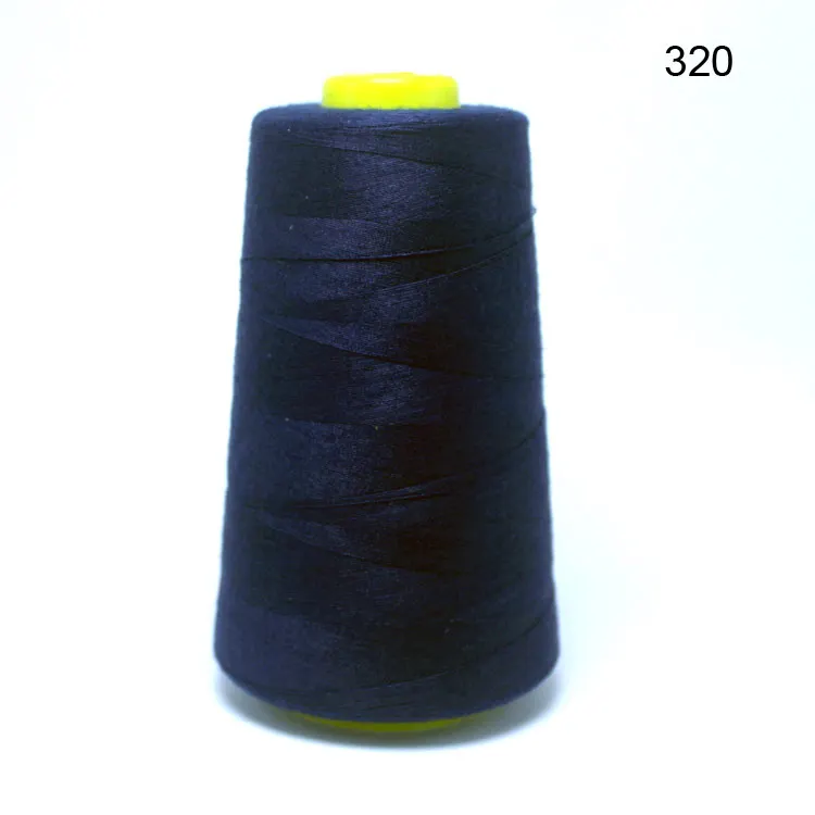 3000 ярдов высокоскоростная швейная нить полиэстер швейная нить тип ручная линия 402-нить для вышивания-01 - Цвет: 320
