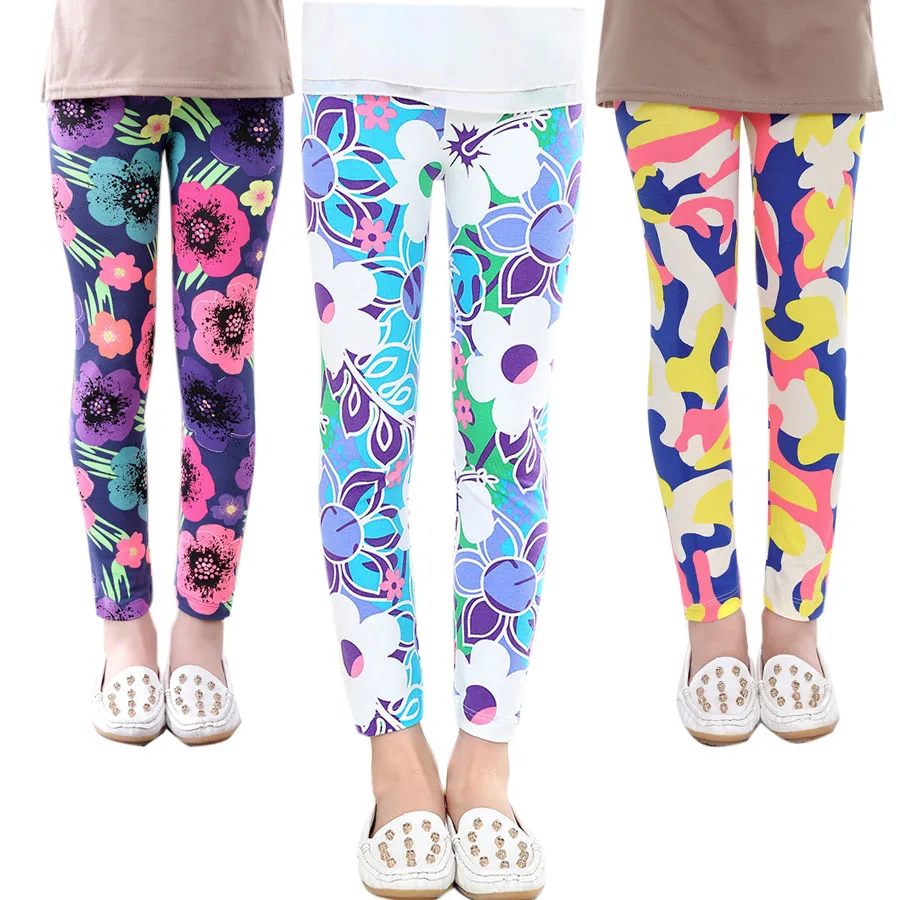 Girls Clothing | Combo Girls Printed Ankle Leggings | Freeup