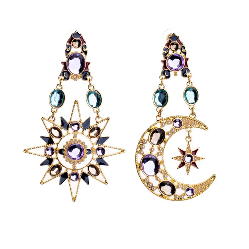 2017 Новая мода Серьги с Звезда Луна подвеска es77|earrings fashion|fashion earringsearrings earring |