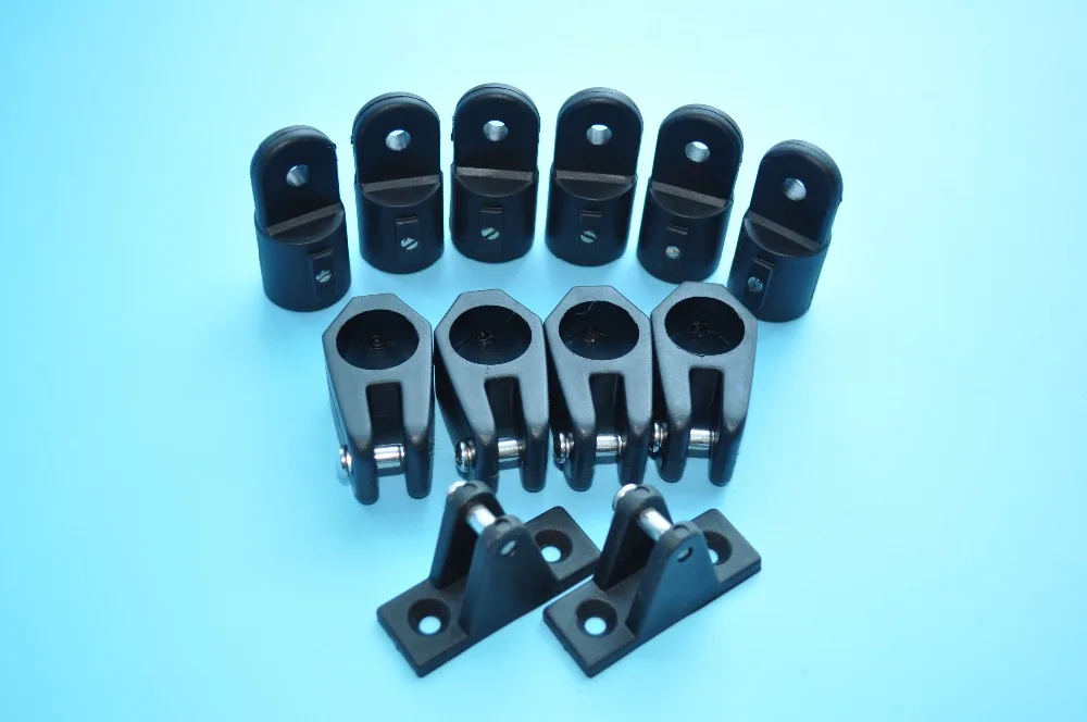 Plastic Set 3 Bow Bimini Top Fittings Fit 7/8'' Dock Hardwarein Marine