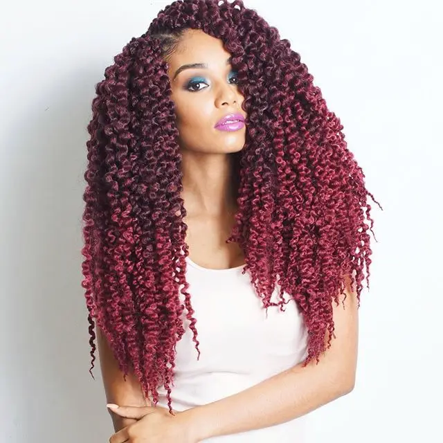 18 Afro Twist Marley Braiding Hair Extension New Balance 18 Afro Twist Marley Braiding Hair Extension New Balance Crochet Curly
