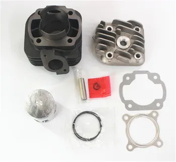 

Motorcycle Cylinder Kit 70cc 10mm Pin 2 Stroke Jog for Yamaha Minarelli 1E40QMB Jog 70 JOG70 Piston Kit DIA=47mm pin=10mm