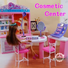 Pink Dream makeup Center dressing room for barbie doll 1/6 doll accessories doll furniture girls baby DIY toys