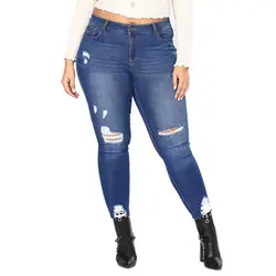 KANCOOLD женщина Штаны push up 2018 брюки джинсы для женщин тонкий плюс Размеры рваные Градиент Длинные регулярные продажи товаров PAUGH0